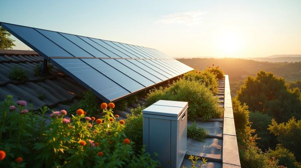 Optimize your energy use with solar panels and battery storage